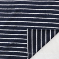 Atmungsaktiv hochwertig Rayon80% Polyester18% spandex2% Streifen Muster Lose Single Jersey Strick -Hemd -Stoff für Männer Frauen